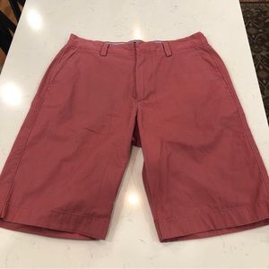 J.CREW RIVINGTON SHORTS 100% COTTON NANTUCKET RED  POCKETS CASUAL MENS SZ 30W